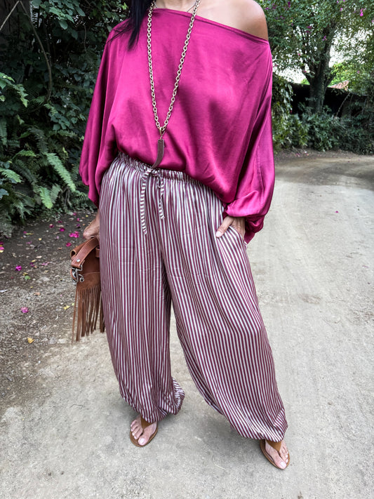 Striped Aladdin Pants