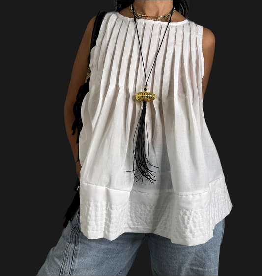 Pleated Blouse