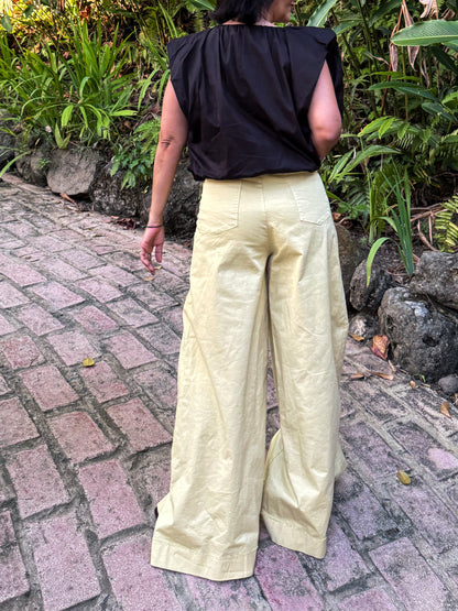 Wide Leg Italian Pant