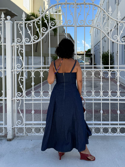 Denim Bustier Dress 🇨🇴