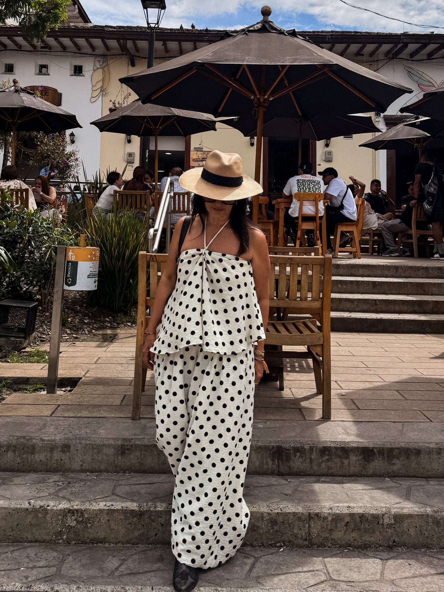 Ivory Polka Dots Set