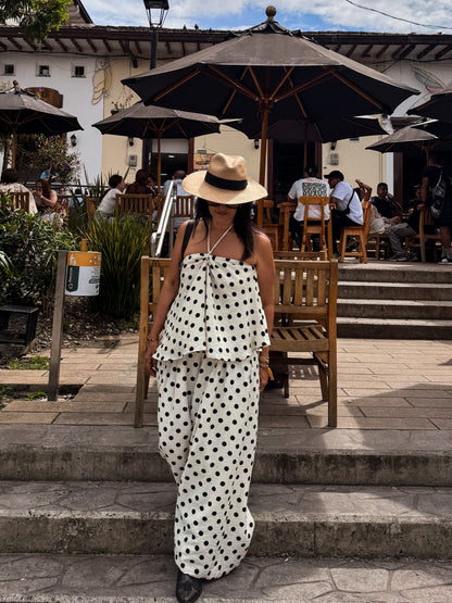 Ivory Polka Dots Set