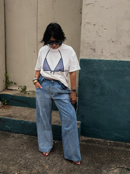 Slouchy Wide Leg Jeans
