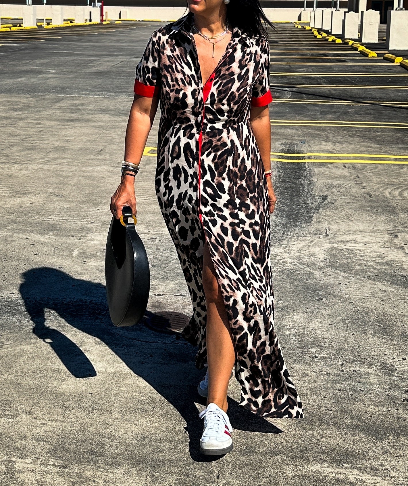 Maxi Leopard Dress