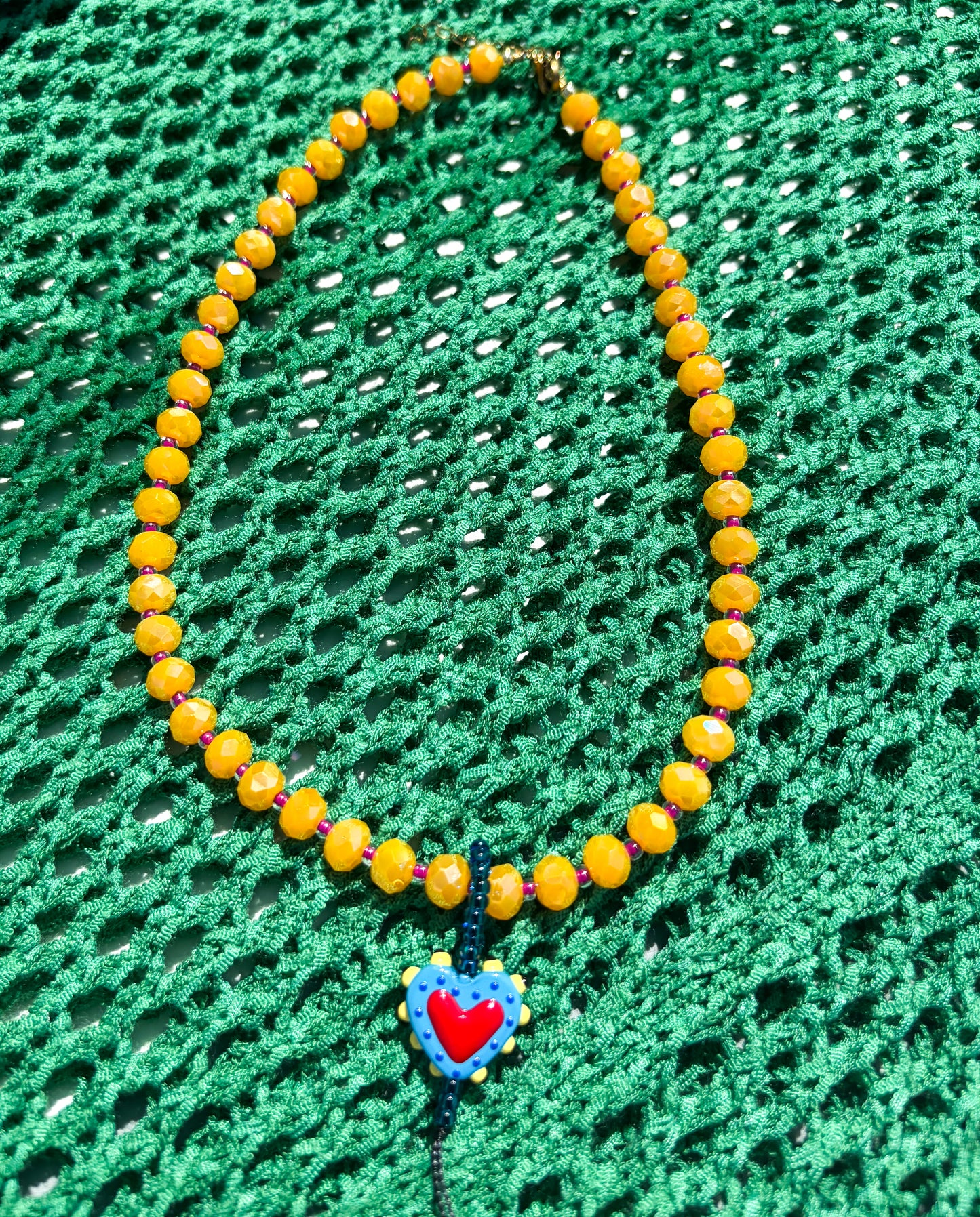 Charm Beaded Necklace