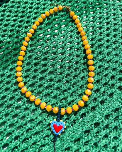 Charm Beaded Necklace
