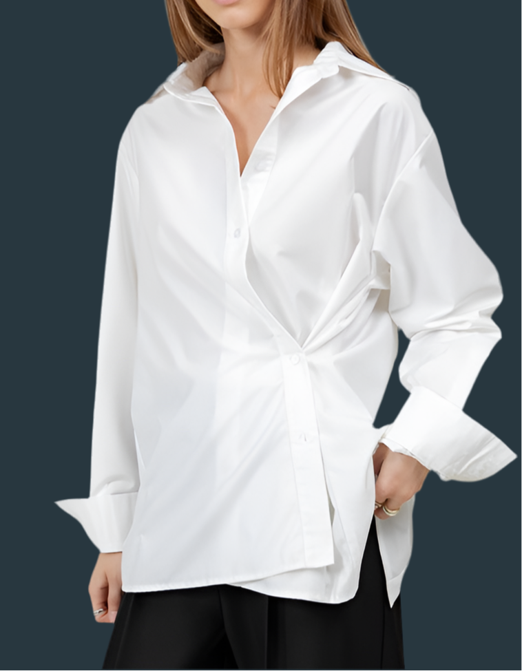 Poplin Button Down Shirt