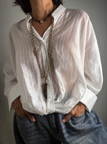 Striped Relaxed Shirt 🇮🇹