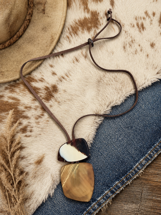 Boho Horizon Pendant Necklace