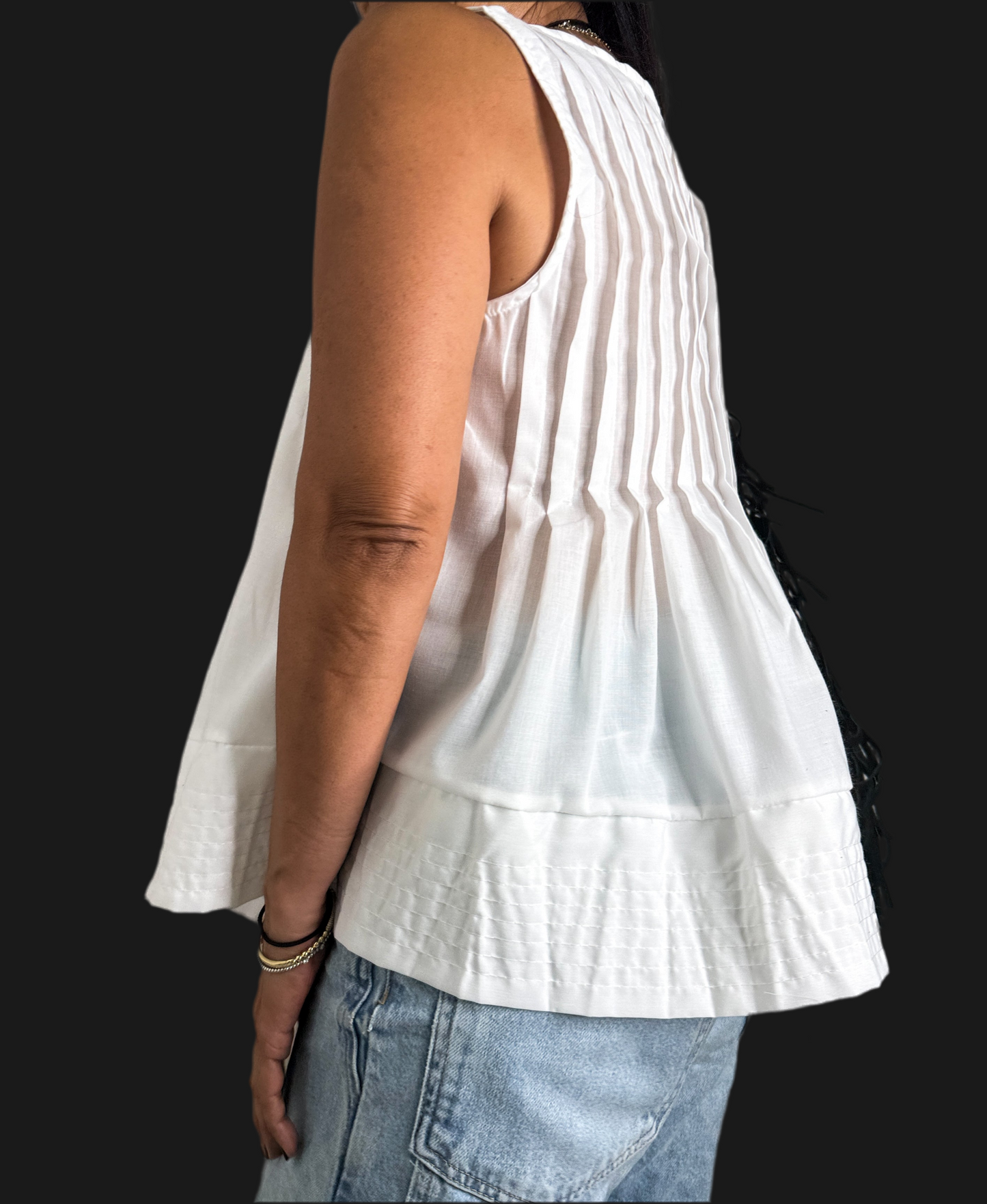 Pleated Blouse