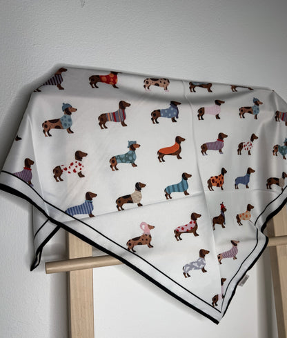 Dachshounds Triangular Scarf