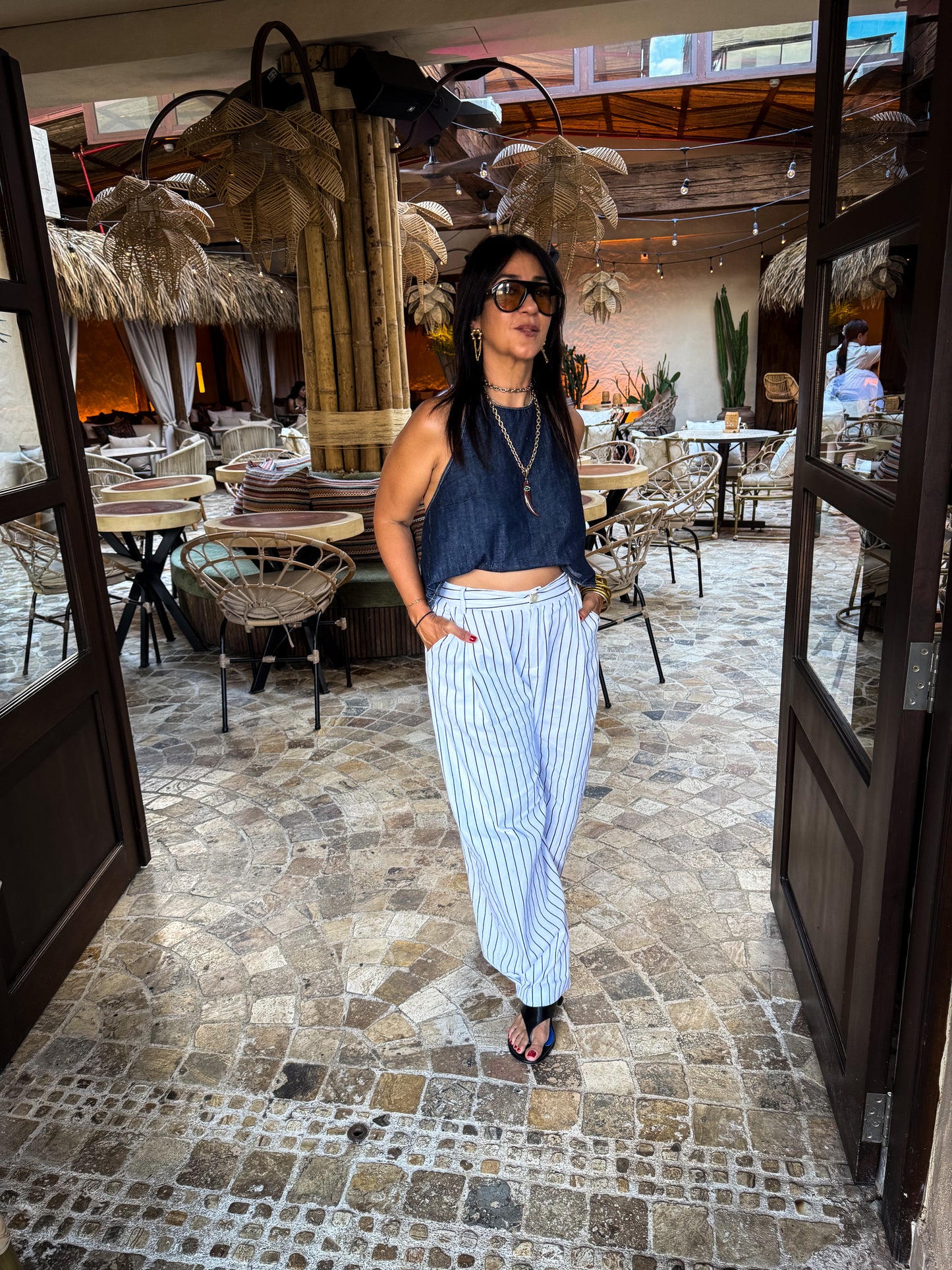 Striped Trousers