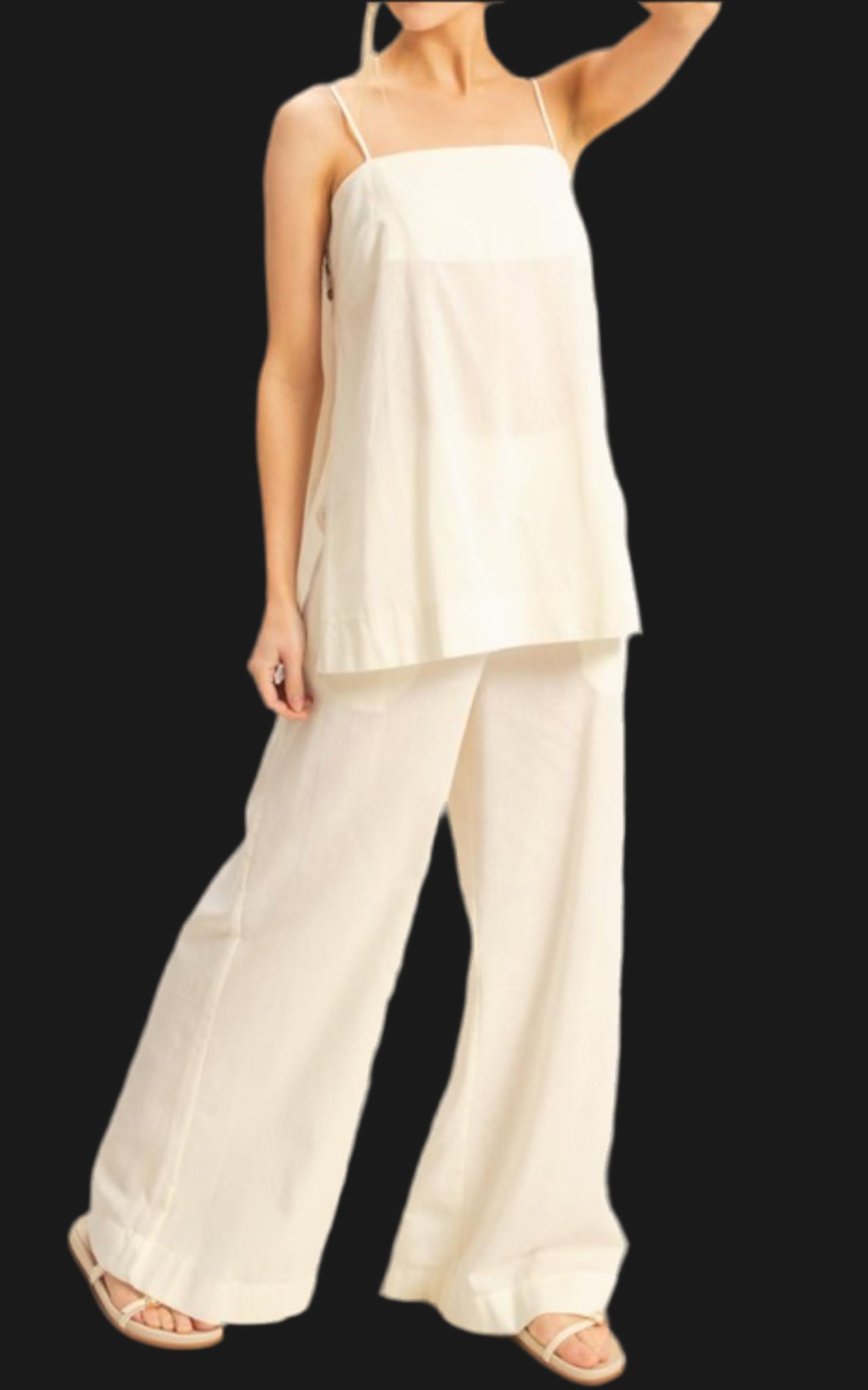Ivory Pants Set