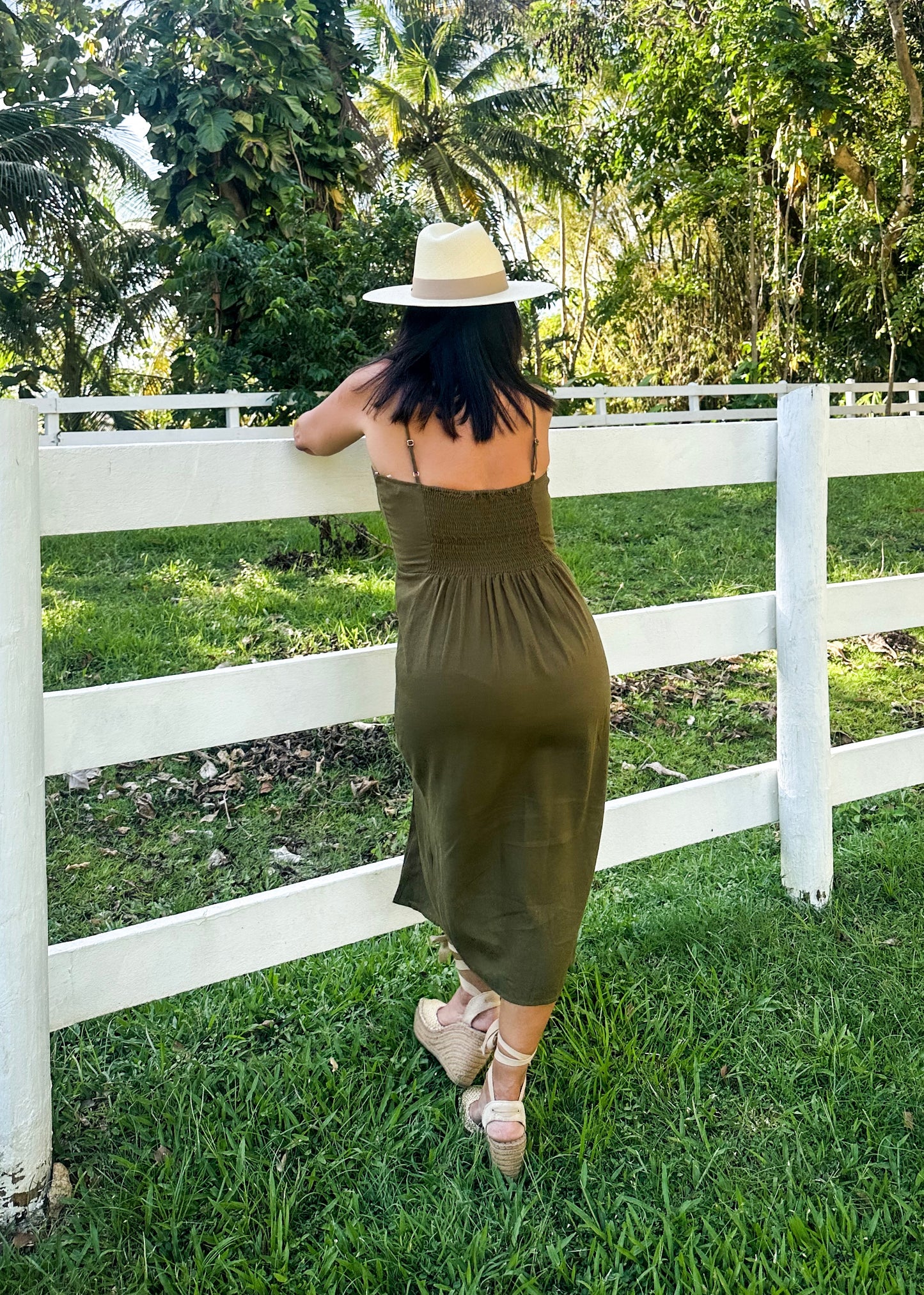 Olive Midi Dress