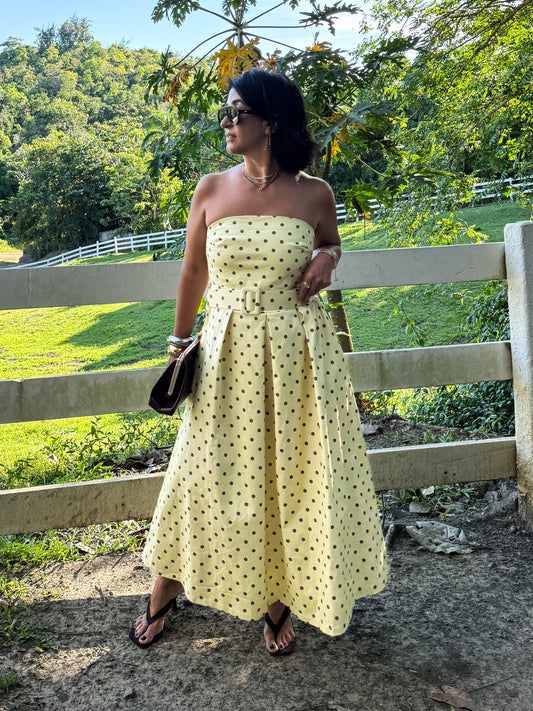 Polka Dots Midi Dress 🇮🇹