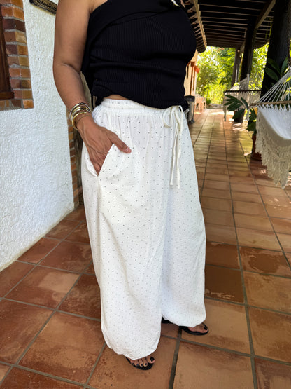 Mini Polka Dots Bubble Pants