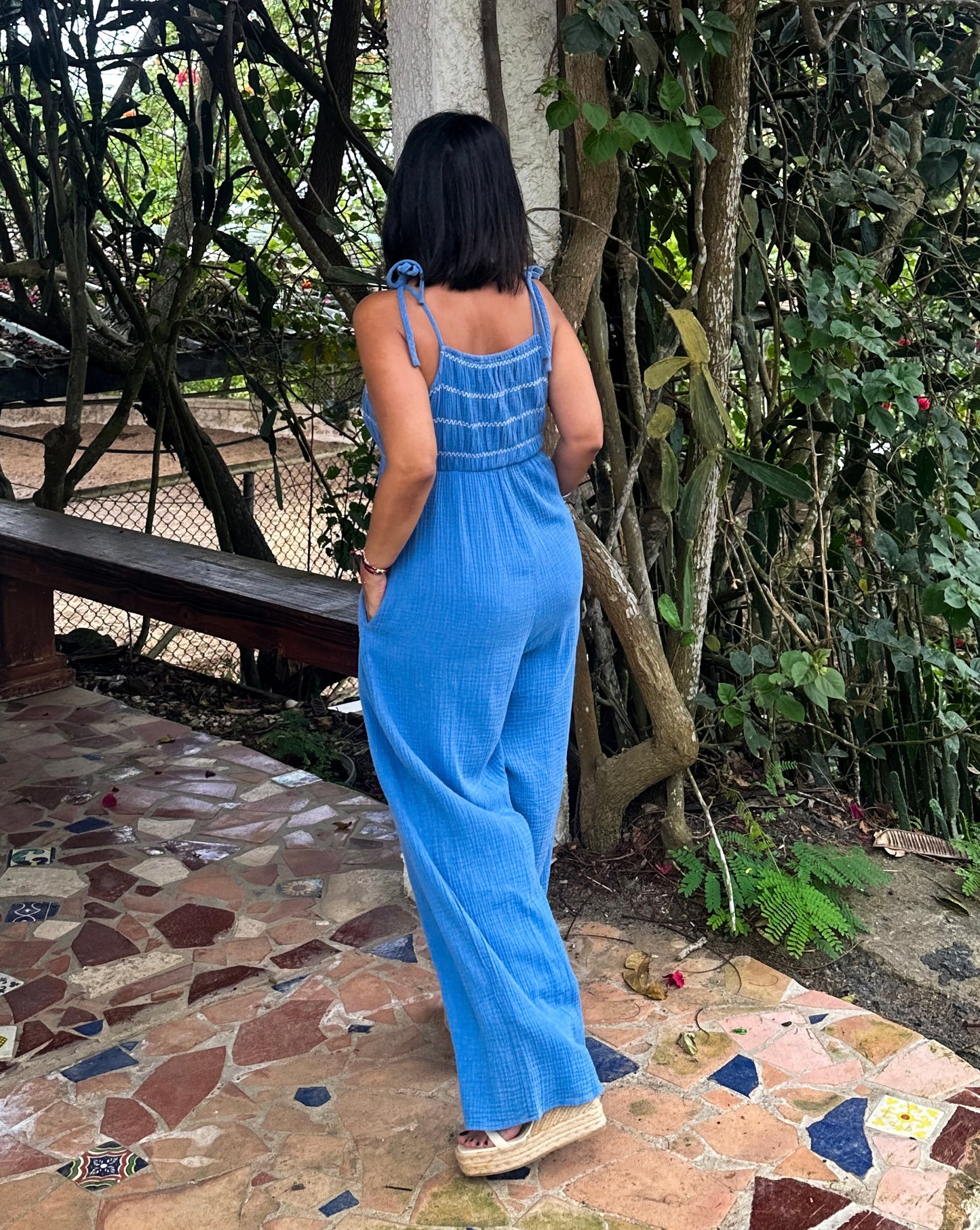 Washed Multi Smoked Jumpsuit