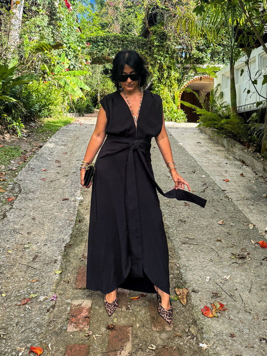 Tie Front Maxi Dress 🇨🇴