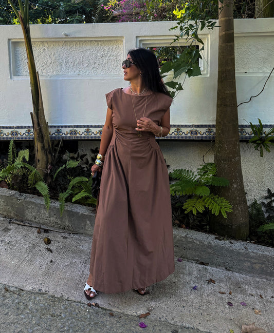Espresso Midi Dress
