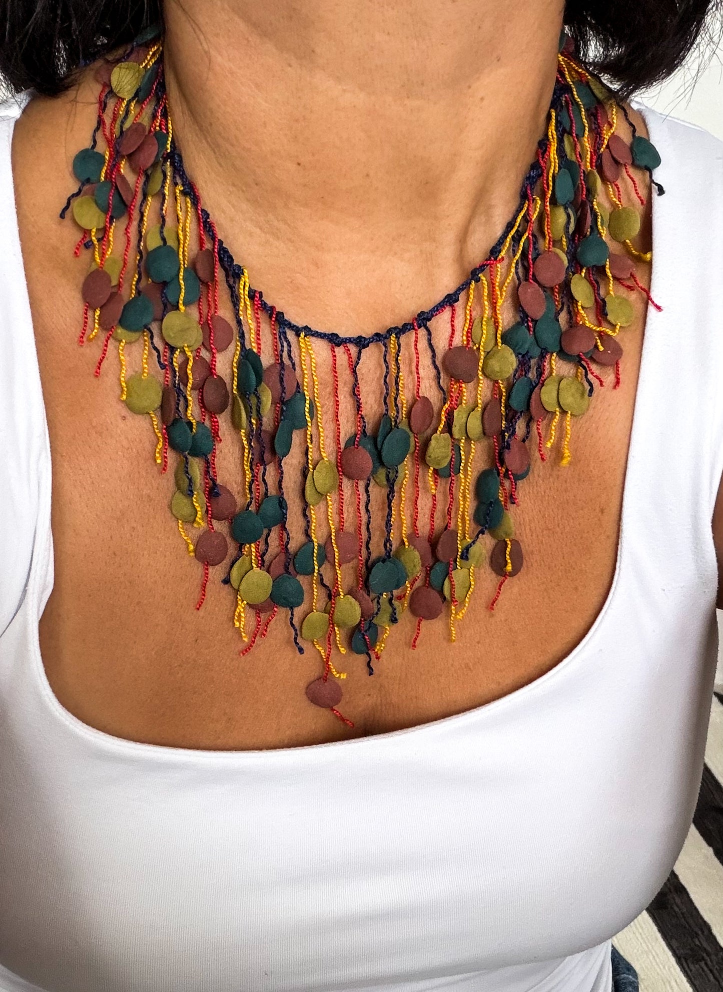 Layered Fringe Necklace