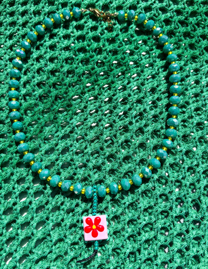 Charm Beaded Necklace
