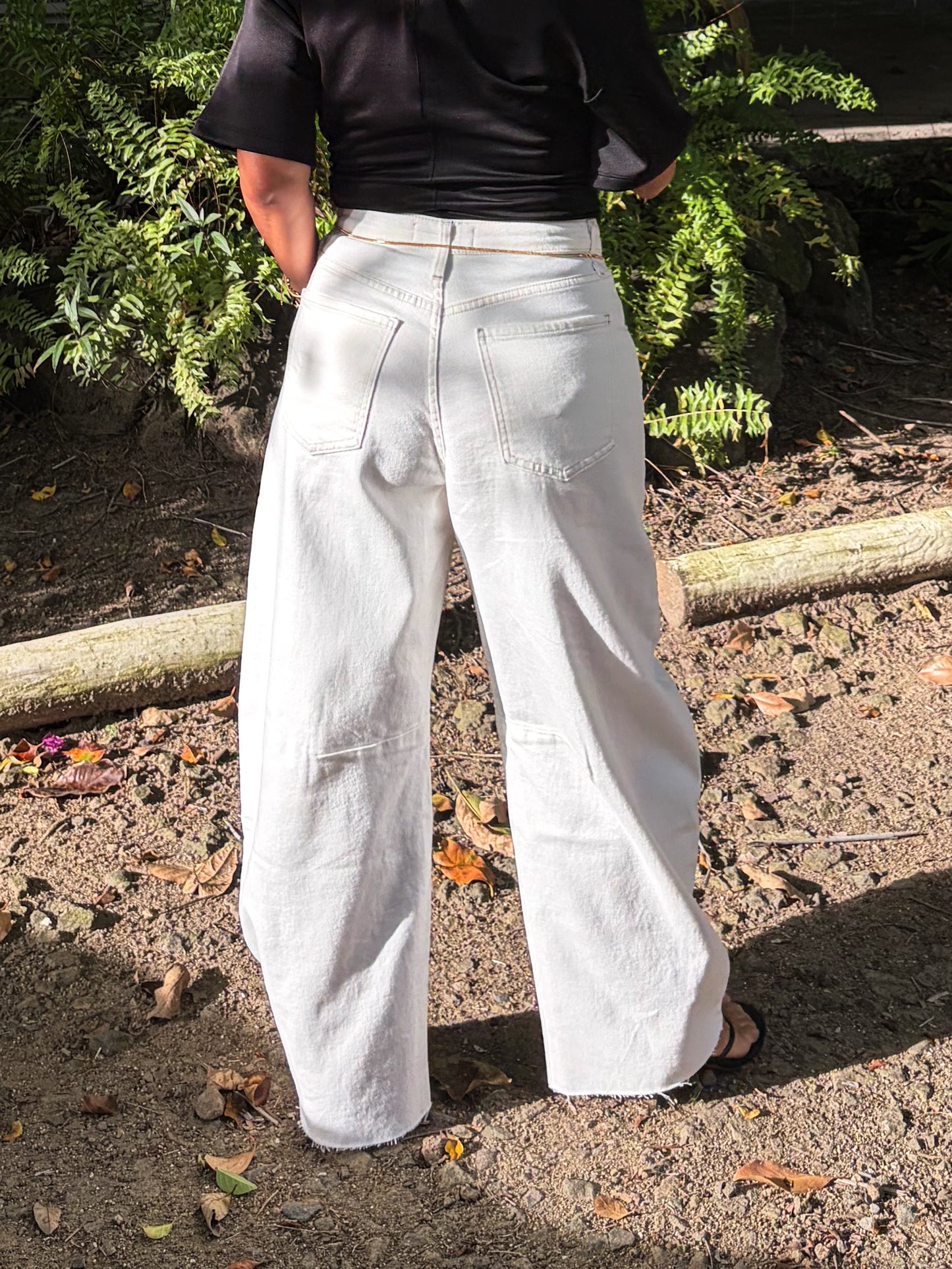 Off White Denim Pants