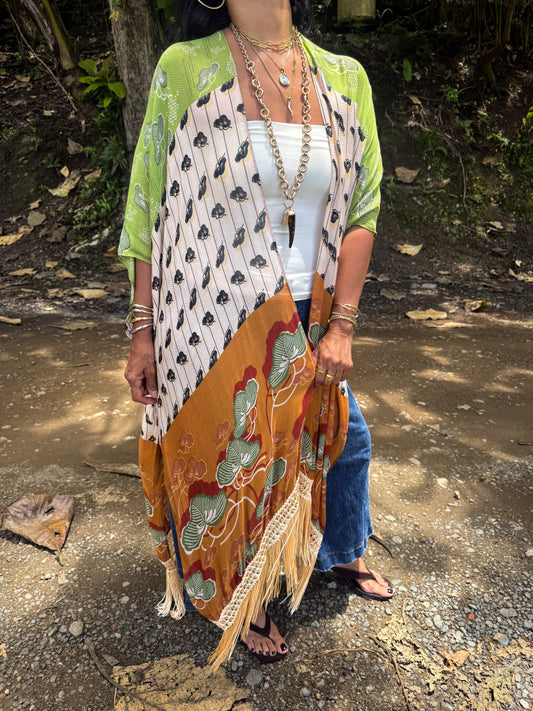Grove Fringe Kimono