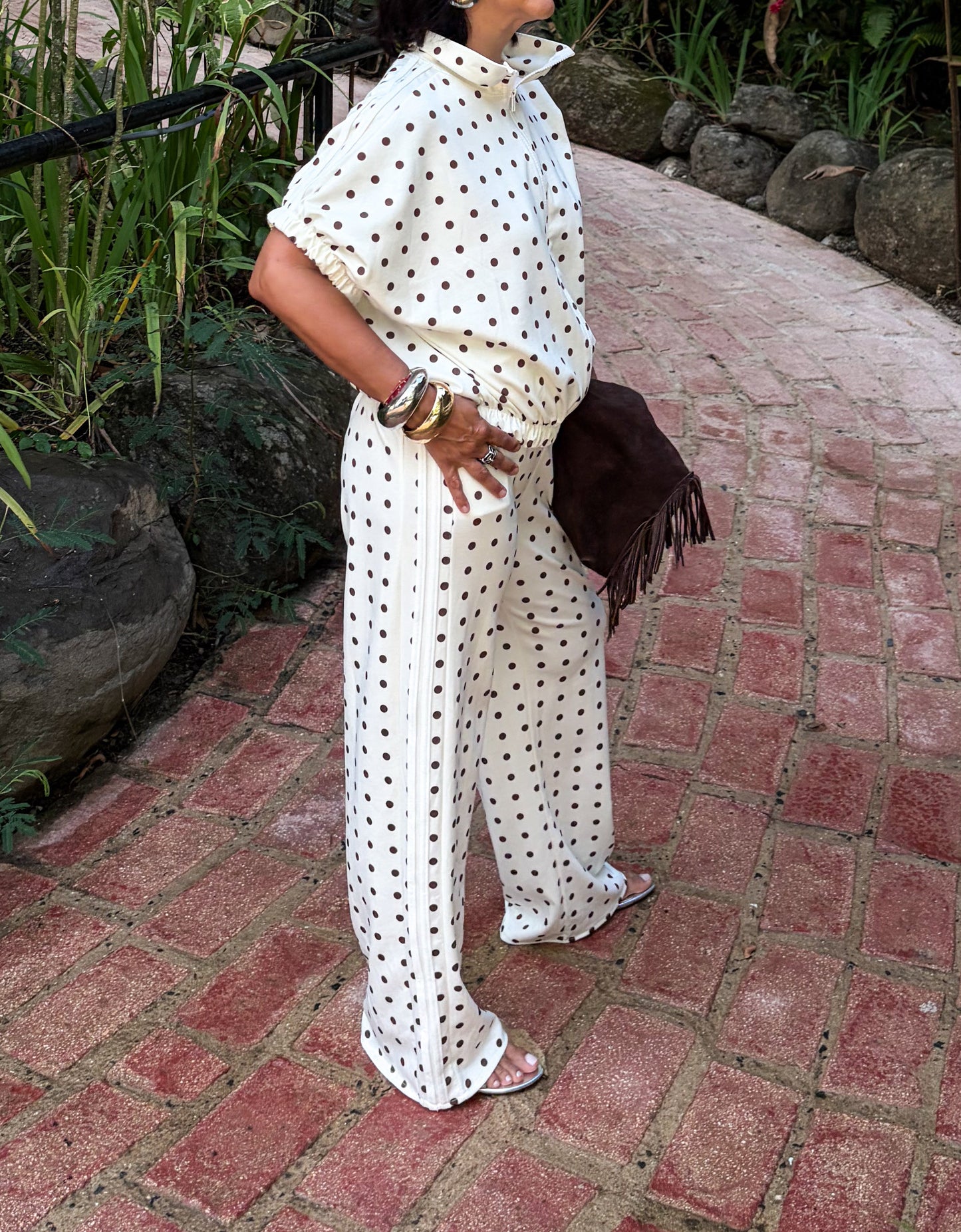 Polka Dots Sporty Chic Set 🇮🇹