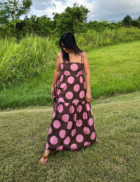 Polka Dots Midi Dress