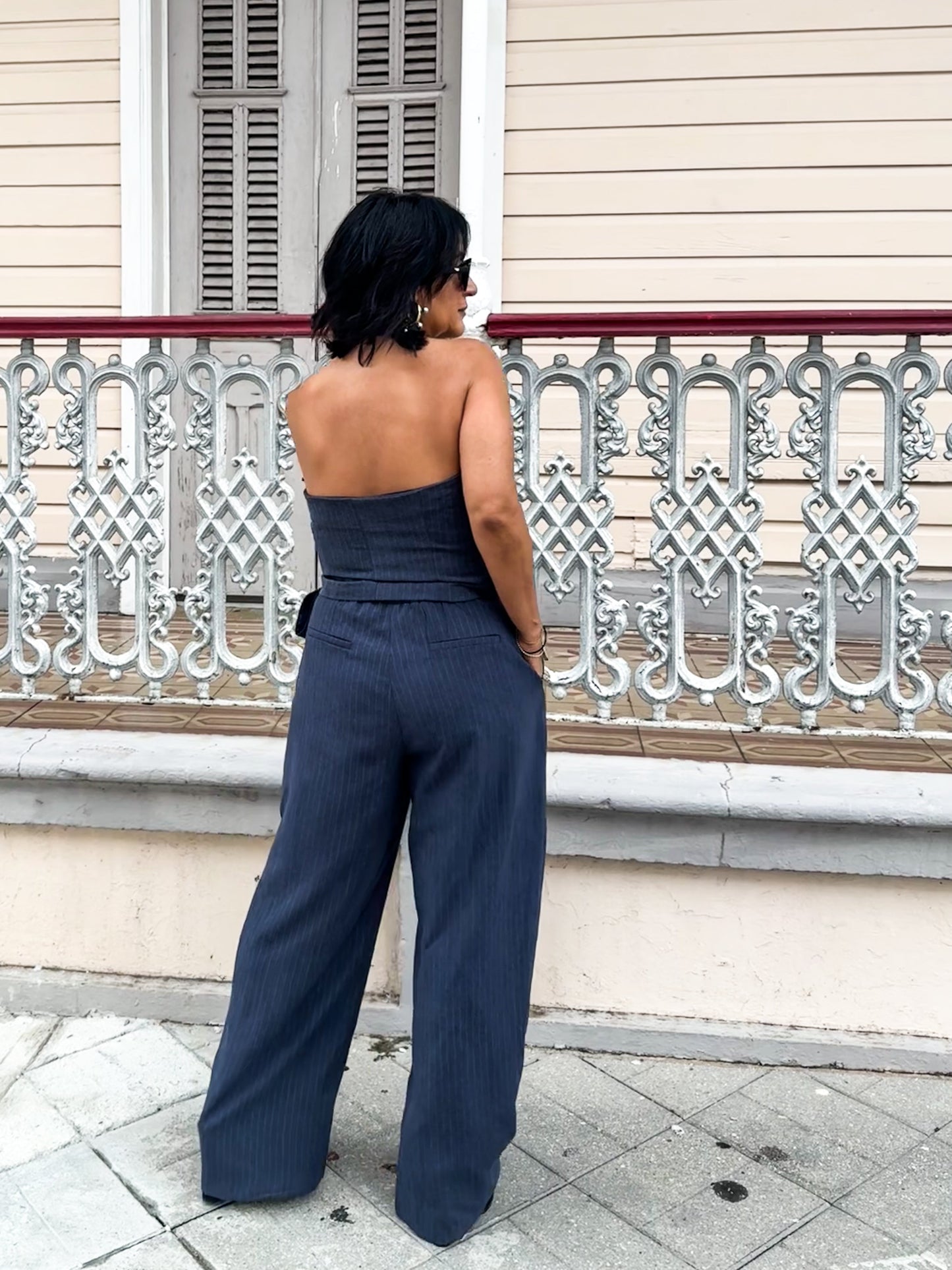 Pinstripes Overlap Set