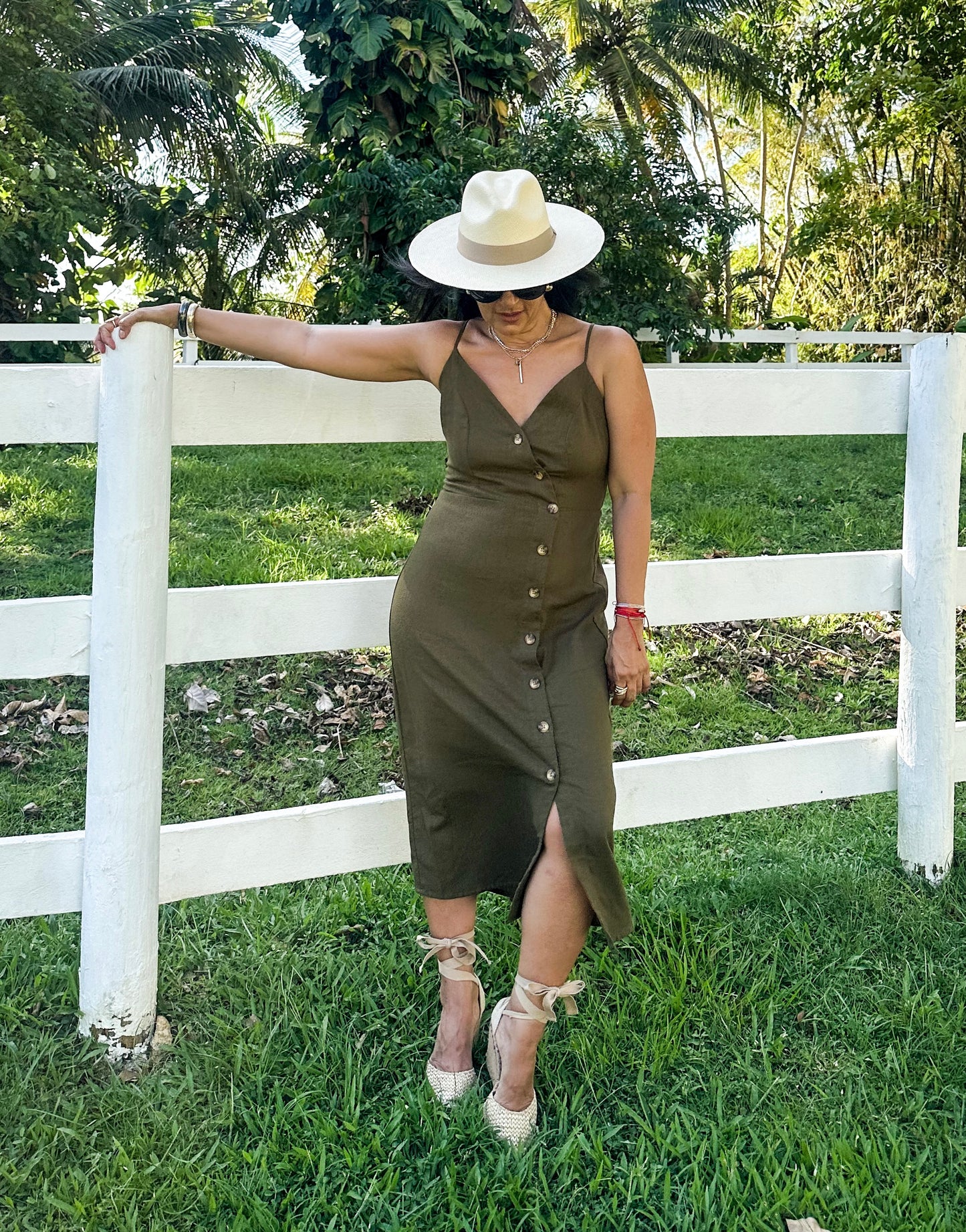 Olive Midi Dress