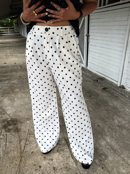Polka Dot Trouser