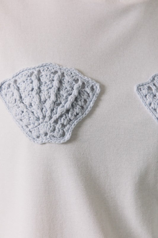 Crochet Sea Shells Tee