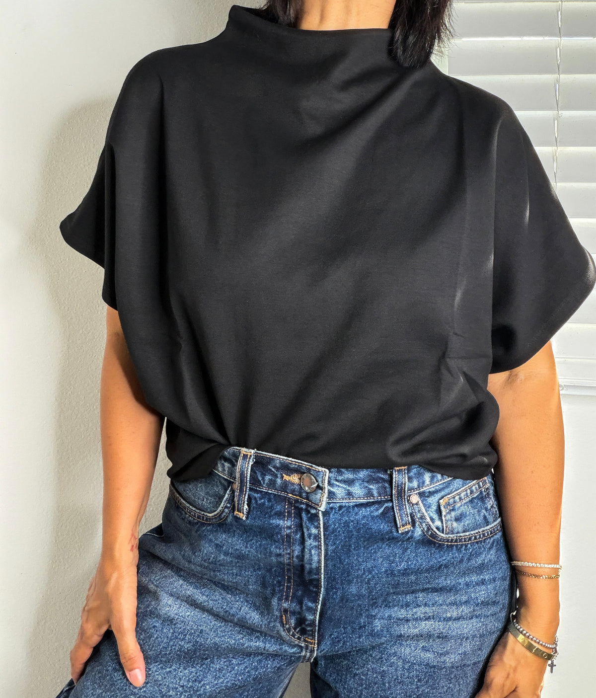 Mock Neck Top