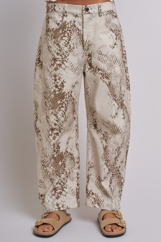Python Barrel Style Pants