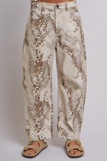 Python Barrel Style Pants