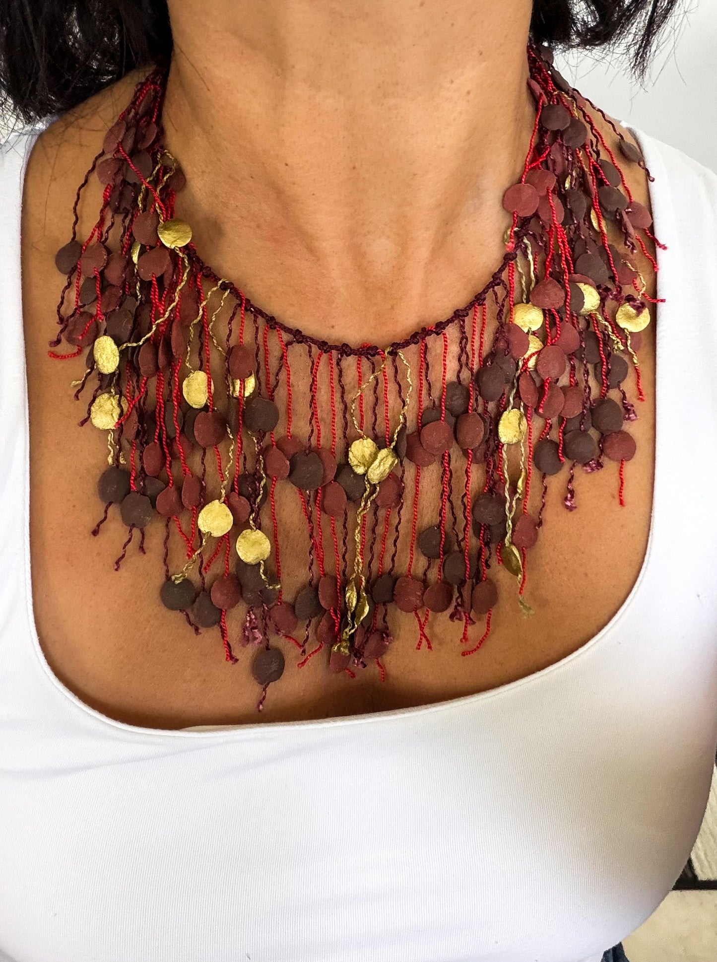 Layered Fringe Necklace