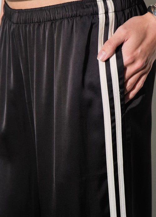 Satin Track Pants