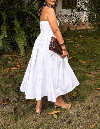 White Muse Midi Dress