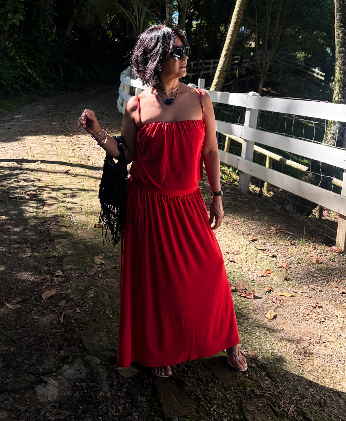 Rubi Red Maxi Dress