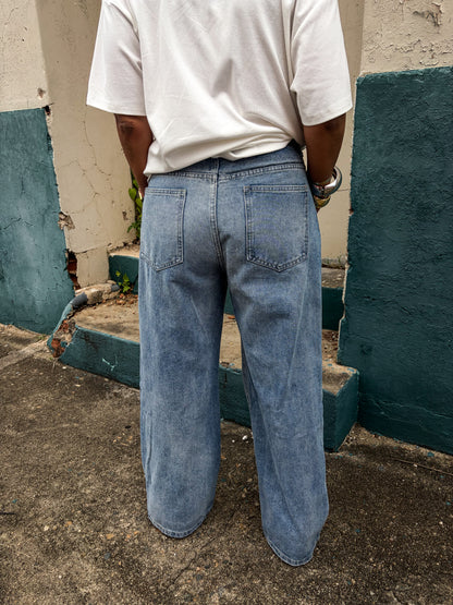 Slouchy Wide Leg Jeans