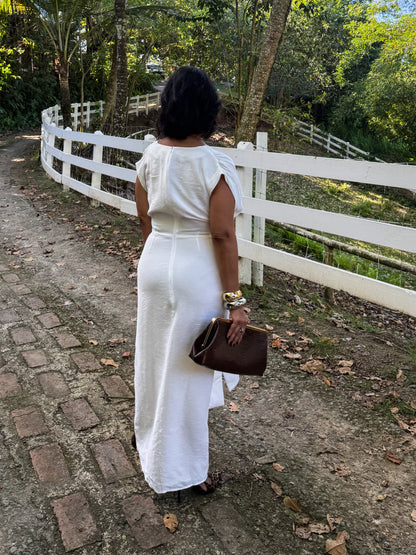 White Tie Front Dress 🇨🇴