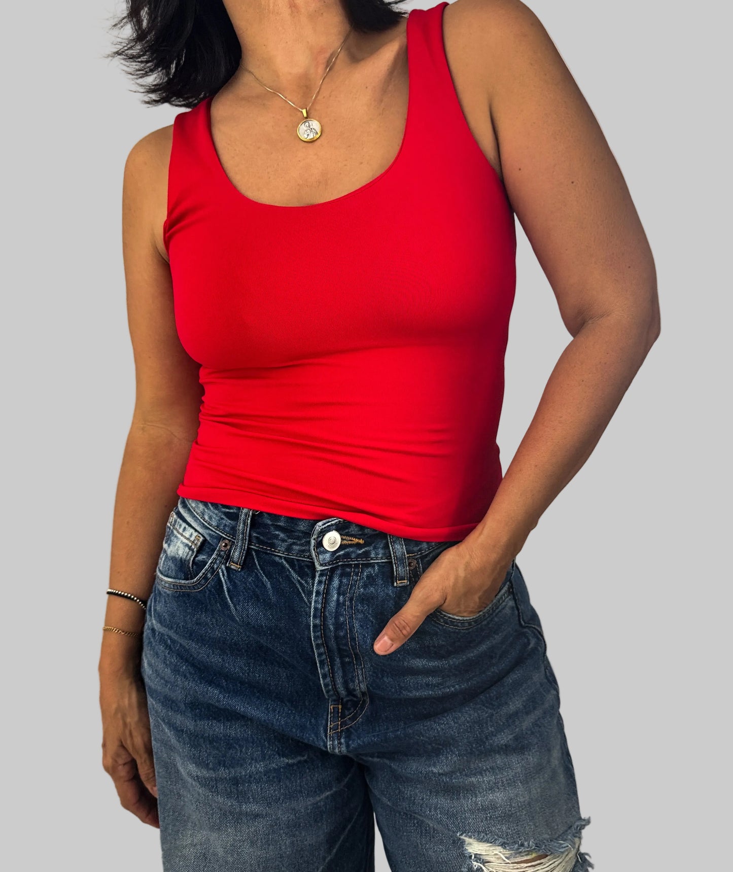 UV Neck Reversible Tank