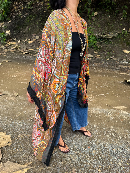 Golden Tassel Kimono