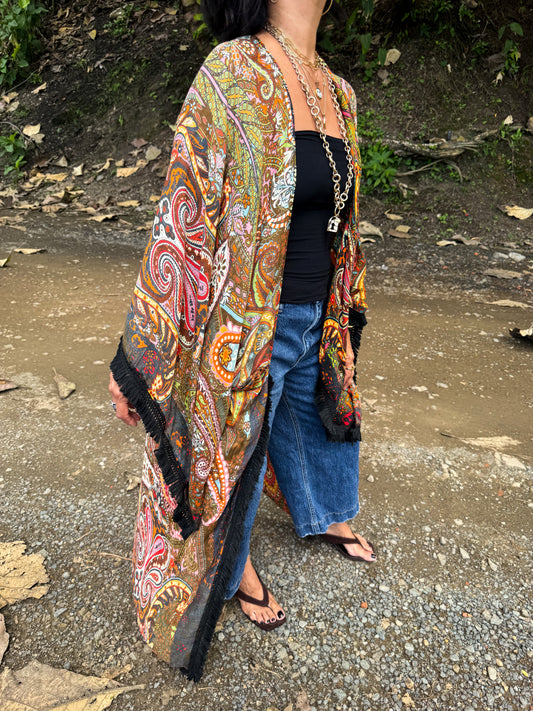 Golden Tassel Kimono