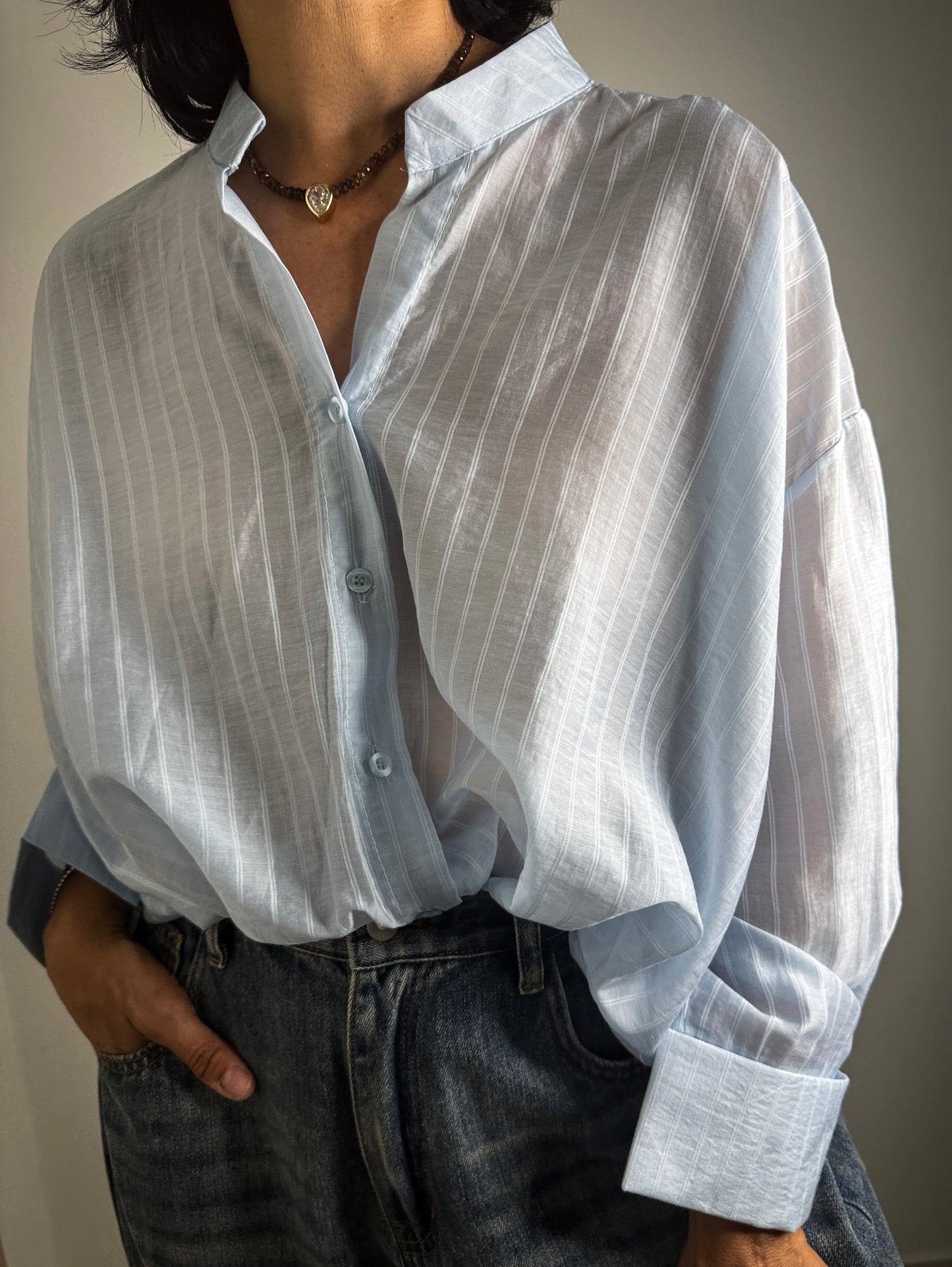 Striped Relaxed Shirt 🇮🇹