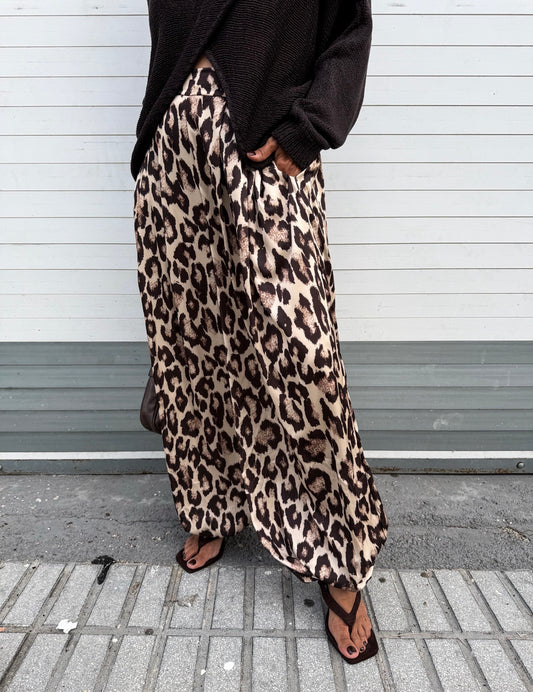 Animal Print Aladdin Pants