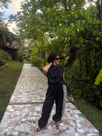 Lace Trim Pants