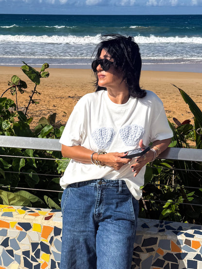 Crochet Sea Shells Tee