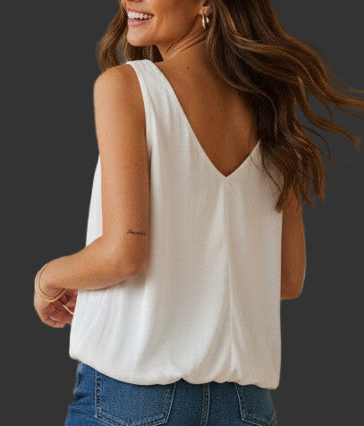 Bubble Hem Tank Top